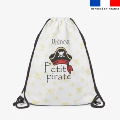 Kit sac à dos coulissant personnalisé - Pirate