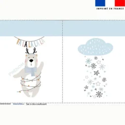 Kit sac à dos coulissant personnalisé - Animaux hiver