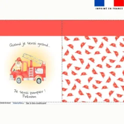 Kit sac à dos coulissant personnalisé - Animaux pompiers