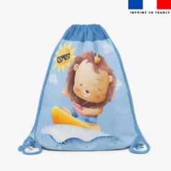 Kit sac à dos coulissant personnalisé - Animaux d'été