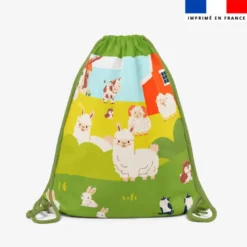 Kit sac à dos coulissant personnalisé - Animaux de la ferme