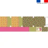 Kit sac à dos enfant motif lapin printanier jaune - Création Stillistic