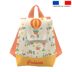 Kit sac à dos enfant personnalisé - Animaux en vacances