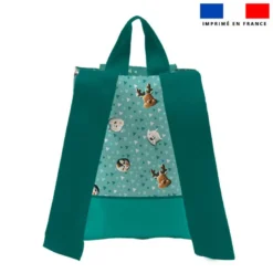 Kit sac à dos enfant personnalisé - Animaux du froid Pingouin - Création Stillistic