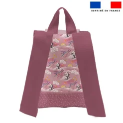 Kit sac à dos enfant personnalisé - Tigre blanc - Création Stillistic