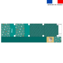 Kit sac à dos enfant personnalisé - Animaux du froid Panthère - Création Stillistic