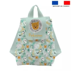 Kit sac à dos enfant personnalisé - Jungle friends