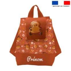 Kit sac à dos enfant personnalisé - Tartine - Création Stillistic