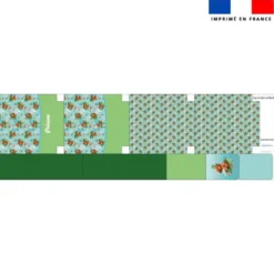 Kit sac à dos enfant personnalisé - Capybara - Création Stillistic