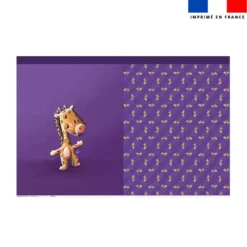 Kit sac à jouets motif bébé girafe - Création Stillistic