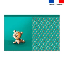 Kit sac à jouets motif bébé guépard - Création Stillistic