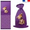 Kit sac à jouets motif bébé hyène - Création Stillistic