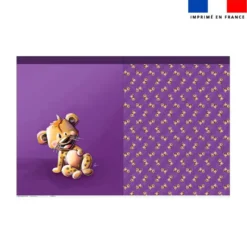 Kit sac à jouets motif bébé hyène - Création Stillistic