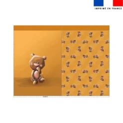 Kit sac à jouets motif bébé ours - Création Stillistic