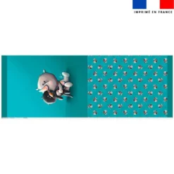 Kit sac à jouets motif bébé rhino - Création Stillistic