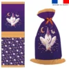 Kit sac à jouets motif chouette magicienne - Création Stillistic