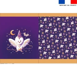 Kit sac à jouets motif chouette magicienne - Création Stillistic