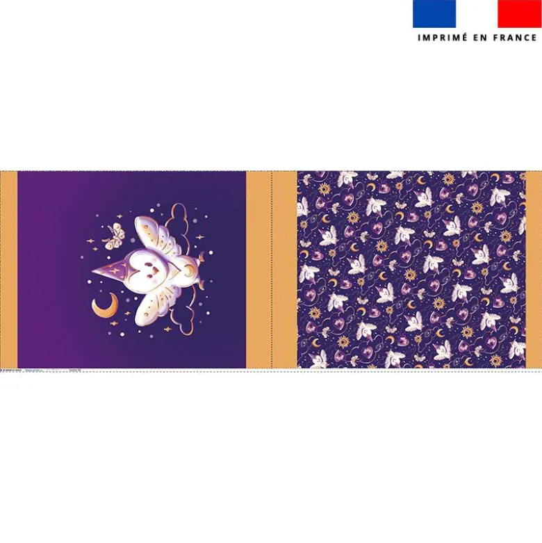 Kit sac à jouets motif chouette magicienne - Création Stillistic