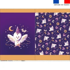Kit sac à jouets motif chouette magicienne - Création Stillistic