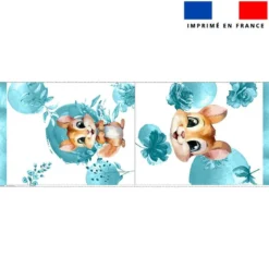Kit sac à jouets motif écureuil aquarelle
