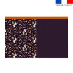 Kit sac à jouets motif fantômes noir - Création Stillistic