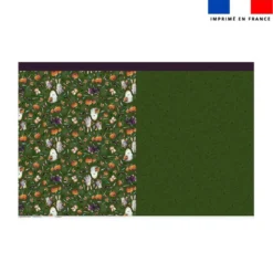 Kit sac à jouets motif fantômes vert - Création Stillistic
