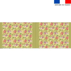 Kit sac à jouets motif mini lapin printanier vert clair - Création Stillistic