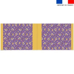 Kit sac à jouets motif mini poule et oeufs de Pâques violet - Création Stillistic