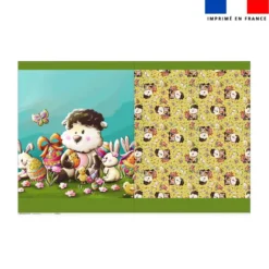 Kit sac à jouets motif mouton et oeufs de Pâques - Création Stillistic