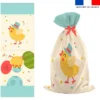 Kit sac à jouets motif petit poussin de Pâques