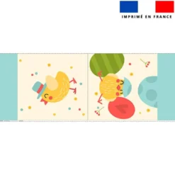 Kit sac à jouets motif petit poussin de Pâques