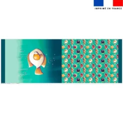 Kit sac à jouets motif poisson oeuf - Création Stillistic