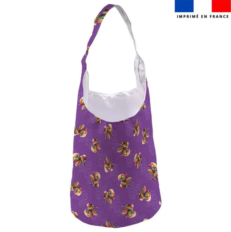 Kit sac seau motif bébé perroquet - Création Stillistic