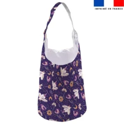 Kit sac seau motif chouette magicienne - Création Stillistic