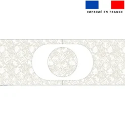Kit sac seau motif jungle SAXO blanc et beige