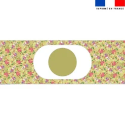 Kit sac seau motif mini lapin printanier vert clair - Création Stillistic