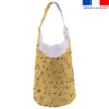 Kit sac seau motif mini poule et oeufs de Pâques - Création Stillistic