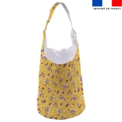 Kit sac seau motif mini poule et oeufs de Pâques - Création Stillistic