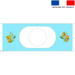 Kit sac seau motif oranges et fleurs d'oranger