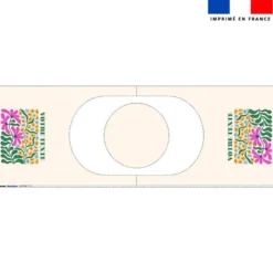 Kit sac seau personnalisé - Flowers sweet colors SAXO
