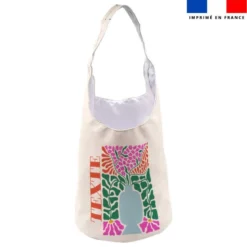 Kit sac seau personnalisé - Flowers summer SAXO
