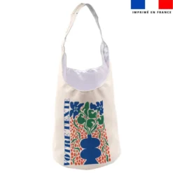 Kit sac seau personnalisé - Flowers blue SAXO