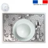 Kit sets de table à colorier poule et oeufs de Pâques - Création Stillistic