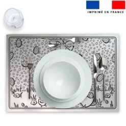 Kit sets de table à colorier poule et oeufs de Pâques - Création Stillistic