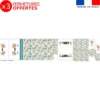 Kit trousse double compartiment motif tiger + 1 trousse assortie