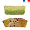 Kit trousse double compartiment motif Tigre et Singe Lou-Sticks + 1 trousse assortie - Création Stillistic