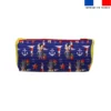 Kit trousse double compartiment motif macareux + 1 trousse assortie - Création Stillistic