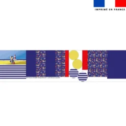 Kit trousse double compartiment motif macareux + 1 trousse assortie - Création Stillistic
