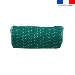Kit trousse double compartiment motif macareux + 1 trousse assortie - Création Stillistic
