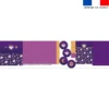 Kit trousse double compartiment motif chouette magicienne + 1 trousse assortie - Création Stillistic